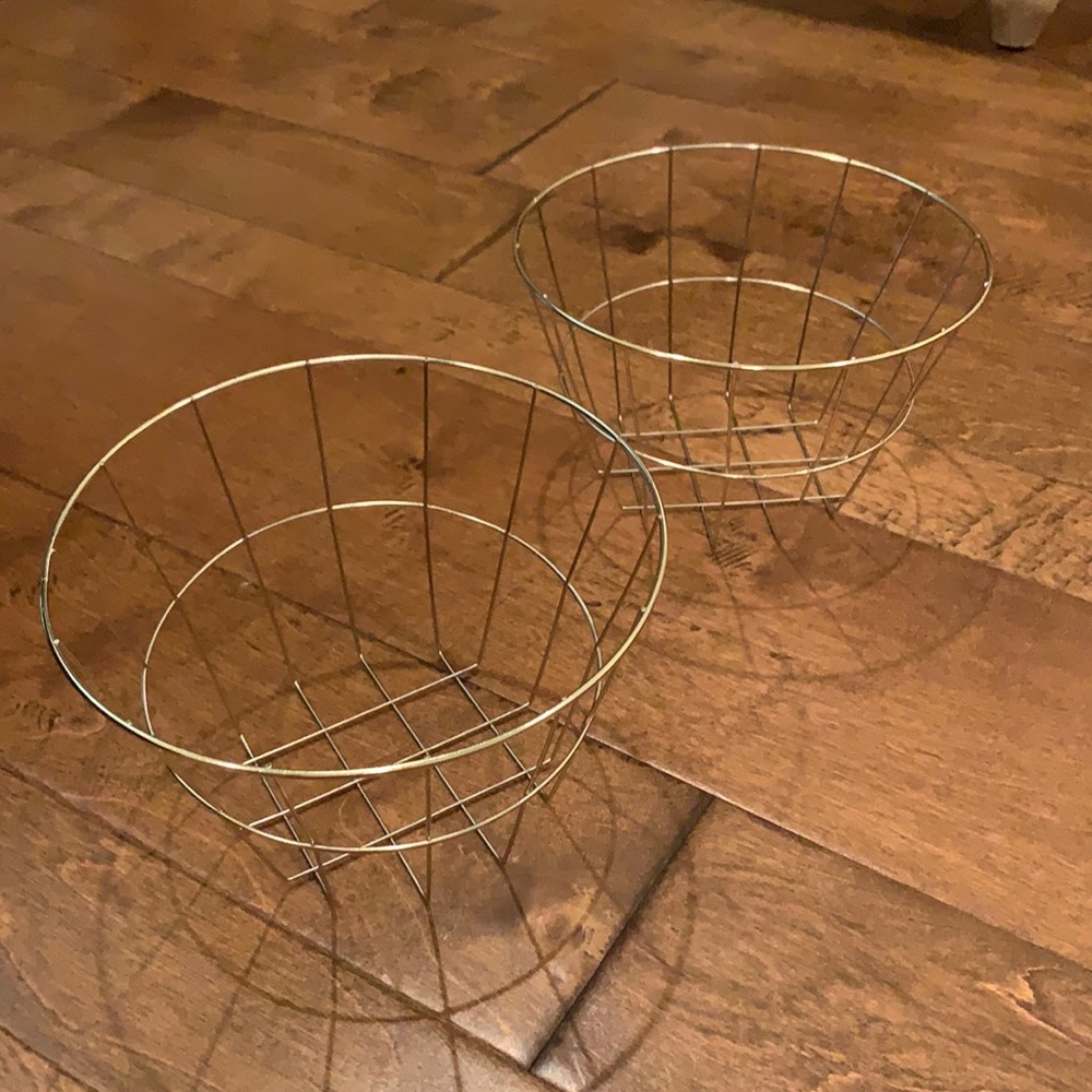 Two Gold Baskets